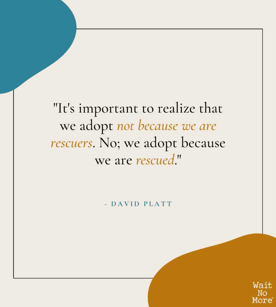 Quote about adoption and foster care and how to adopt a family for Christmas